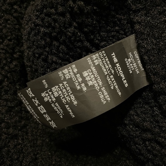 The Kooples Leather Biker Jacket Shearling lining. 2 days only discount offer! - Picture 7 of 7